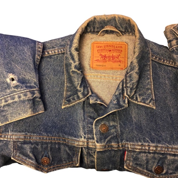 Levi's Other - Vintage Levi Jean Trucker Jacket Med Wash Size 36